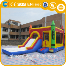 Large inflatable crayon bouncy castles,Inflatable crayon jumping castles,Inflatable crayon bounce houses