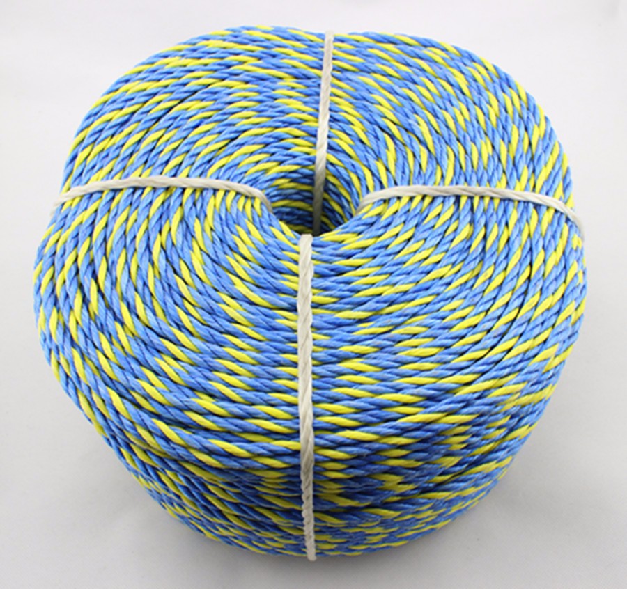 TELSTRA rope 50M 6mm Blue Yellow PP rope