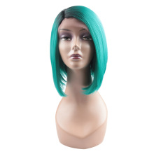 Cheap free tress crochet braid hair extensions,8inch crochet baby hair synthetic wig with lace front