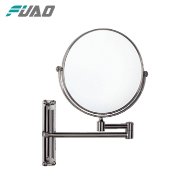 FUAO Fixing on wall high quality compact lighted magnifying mirror