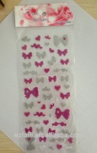 golden powder sticker/glitter sticker /specialized sticker