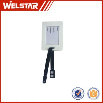 wholesales new design custom shape eco-friendly baggage tag travel tag for Christmas Gift