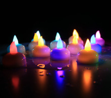 Hot sale high quality colorful floating led candle