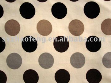 twill velvet printed fabric