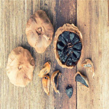 a Popular food of black garlic