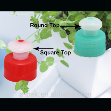 28/410 PP square top push pull cap round top push pull cap