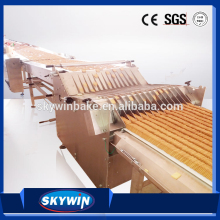 Biscuit Factory Plant Biscuit Making Production Line Rice Biscuit Star wheel Stacker