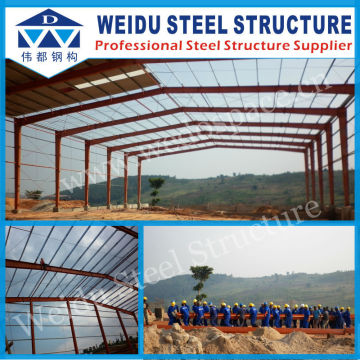 Welded steel structure