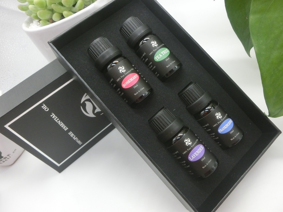 100% pure aromatherapy essential oil gift set