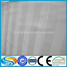 hot sale white 3cm stripe satin fabric