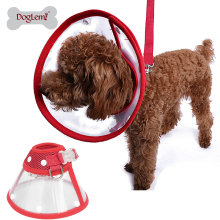 Plastic Dog Cat Protector Collar with D ring Pet Anti Bite Collar
