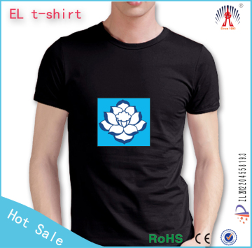 cuttable el panel for t shirt/el flash lighting t shirt/el panel for t-shirt