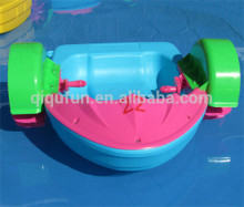 Amusement park paddle boat,swan pedal boat, kids handle boat for swimming pool