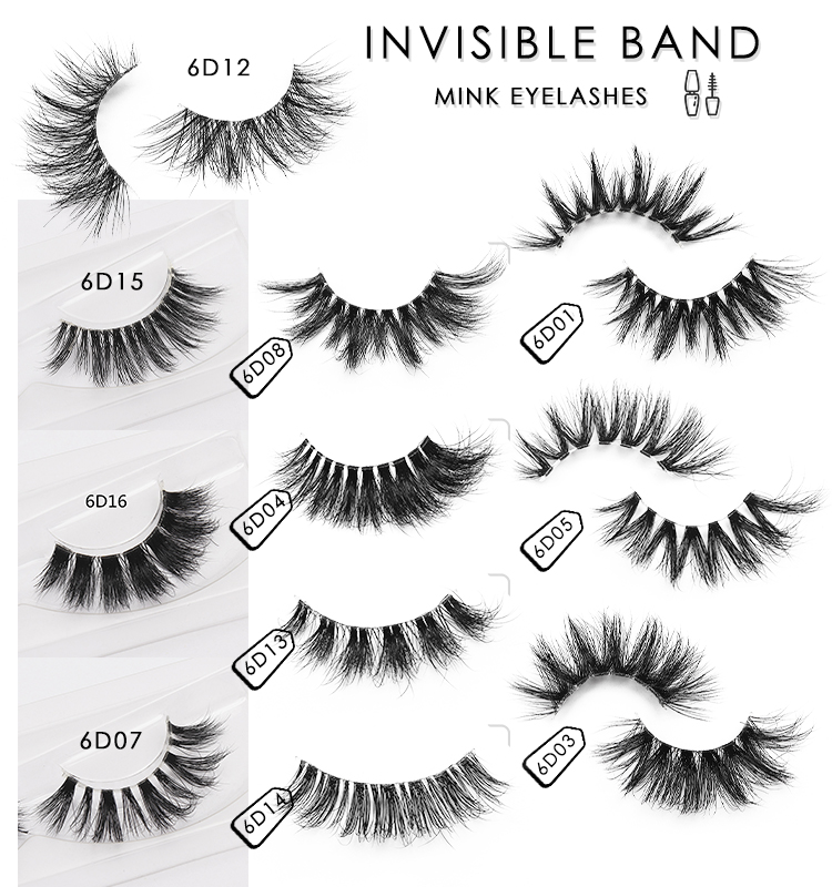 clear band 3d mink eyelashes clear band 3d mink eyelashes