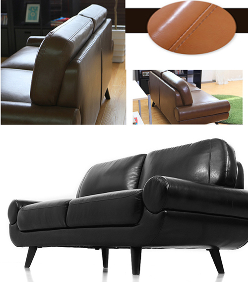 Leather Loveseat Sofa