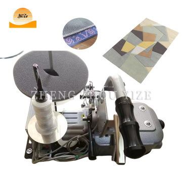 Hand-Propelled Sewing Machine for Blanker Edge: Automatic Thick Material Overlock Sewing Machine with Removable Carpet Edging