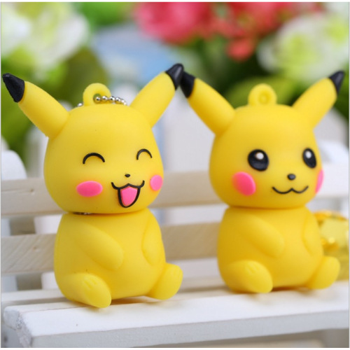 Pvc Usb Stick With Logo Cute Fancy Cartoon USB Flash Drive Pikachu Factory