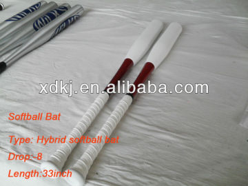 Hybrid softball bat