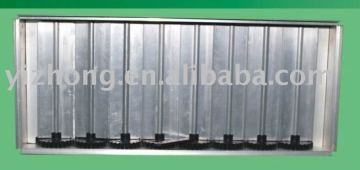 Opposed blade damper