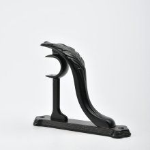 Telescopic Metal Curtain Pole Set with Brackets