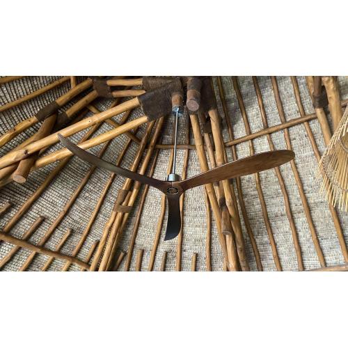 100 inch designer style wood ceiling fan