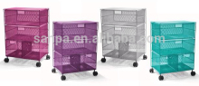 Mesh storage cart