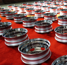Hot sale alloy wheel rims 16 inch new chrome rear wheel high quality chrome wheel rim 6holes