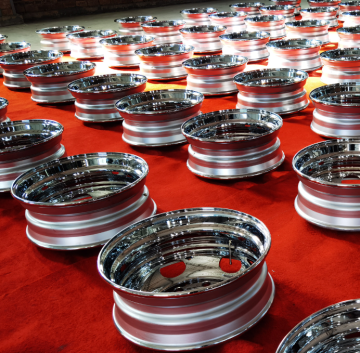 Hot sale alloy wheel rims 16 inch new chrome rear wheel high quality chrome wheel rim 6holes