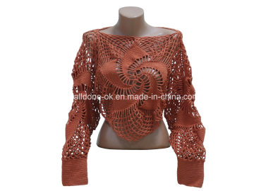 Hand Crochet Knit Sweaters Clothes Vests Dresses Cardigans Garment Top