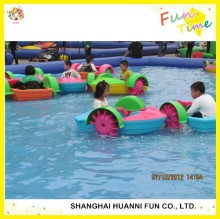 kids hand paddle boat swimming pool paddle boat for sale inflatable hand cranking boat                        
                                                Quality Assured
