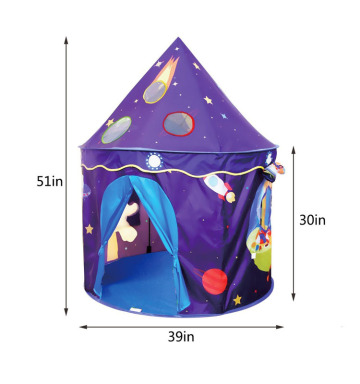 Castle children small foldable house teepee kids tent