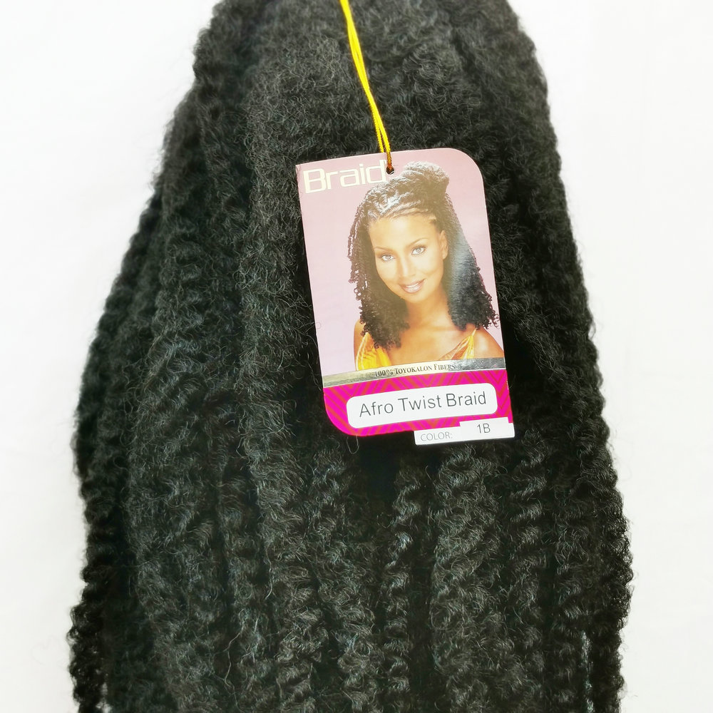 wholesale afro kinky bulk synthetic hair for dreadlocks twist and braiding hair