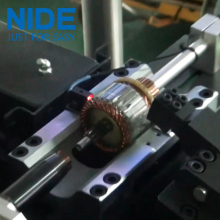 Semi-auto two station armature balancer balancing machine