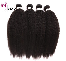 10a Grade High Quality double drawn weft extension kinky yaki straight brazilian human hair bundles