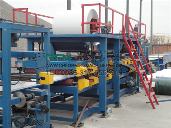 Eps Sandwich Panel Making Machine Construction Equipment for Sale Steel Tile Production Line