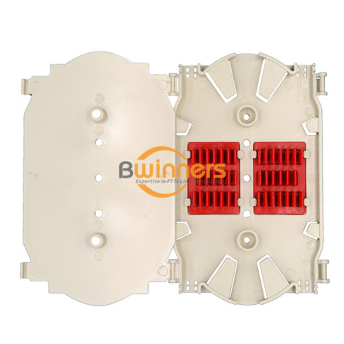 Plateau d'épissure de câble à fibre optique d'ABS de 24 ports