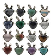 Gemstone Rabbit Shape Ring Crystal Quartz Stackable Fashion Ring Statement Knuckle Handmade Gemstone Gothic Vintage Rings