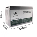 Batterie de lithium de 12V 50Ah 100ah 15Ah 200ah