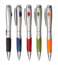 Plastic Ball Pen With Led Light