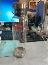 750mL Handle Lid Single Wall Water Bottle