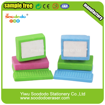 Purple computer erasers ,cool erasers for kids