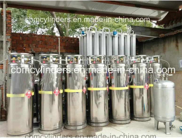 Cbmtech Liquid Nitrogen/Oxygen Cryogenic Dewar Cylinders