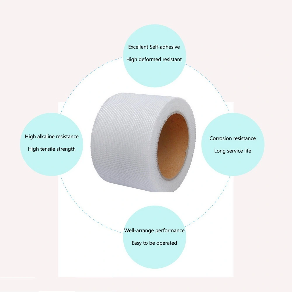 Drywall Cracks Self Adhesive Fiberglass Mesh Joint Tape