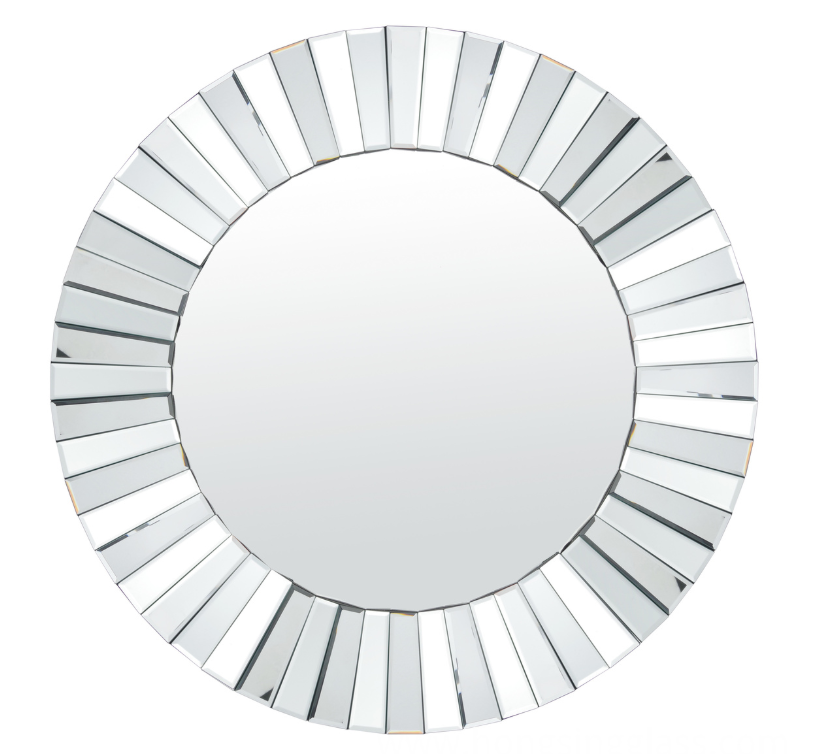 Personnalisable rond beau miroir 3D suspendu