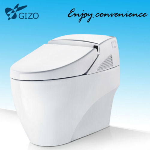ceramic intelligent sanitary ware toilet with night light