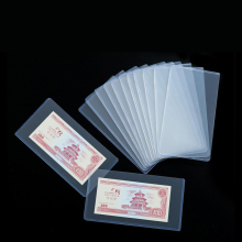 Semi-Rigid Vinyl Money Protector Sleeve - Dollar Bill Plastic Currency Holder