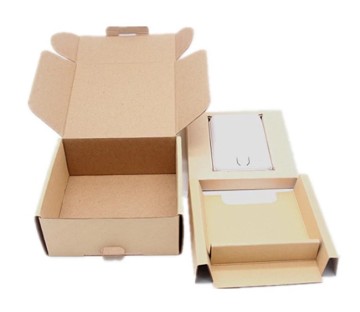 Kraft power bank packing box with logo