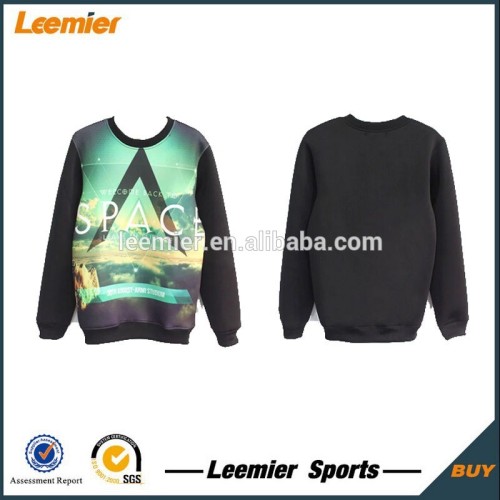 Custom design sublimation crewneck sweatshirt