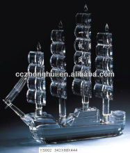Verisimilitude Crystal ship model, crystal crafts and gifts
