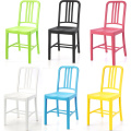 Modern Seat Brushed Plastic Restaurant Dining Chair